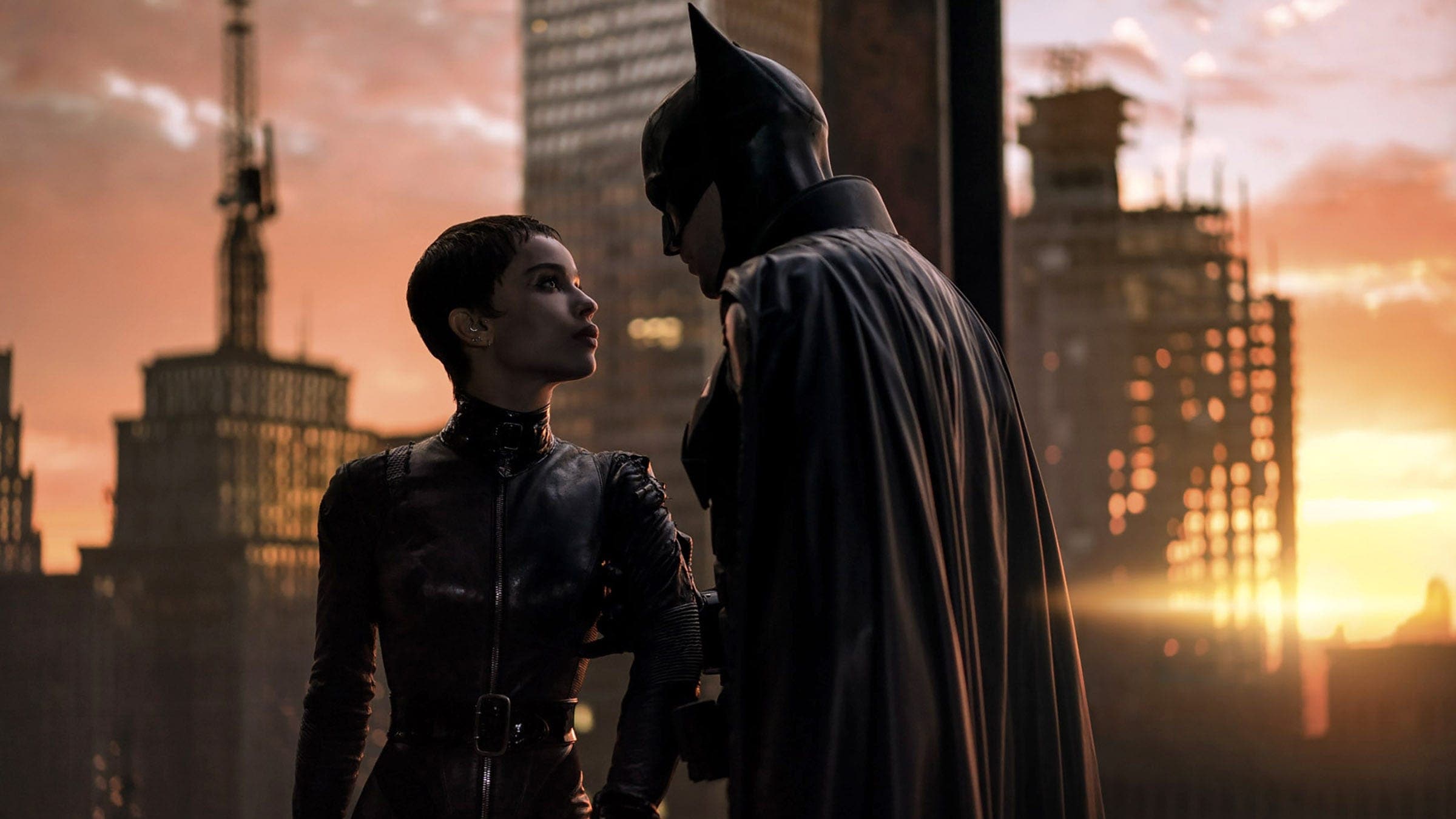 Zoe Kravitz och Robert Pattinson i The Batman. Foto: 