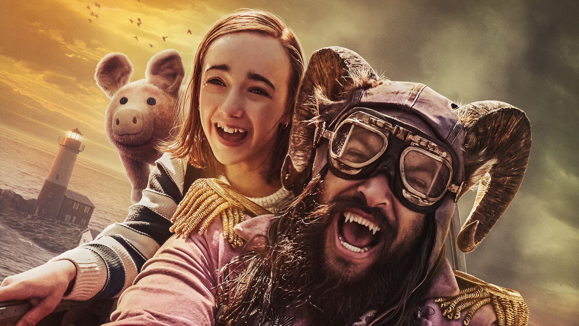 Bild på Jason Momoa och Marlow Barkley i Slumberland