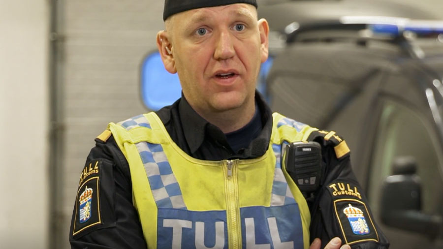 En tulltjänsteman.