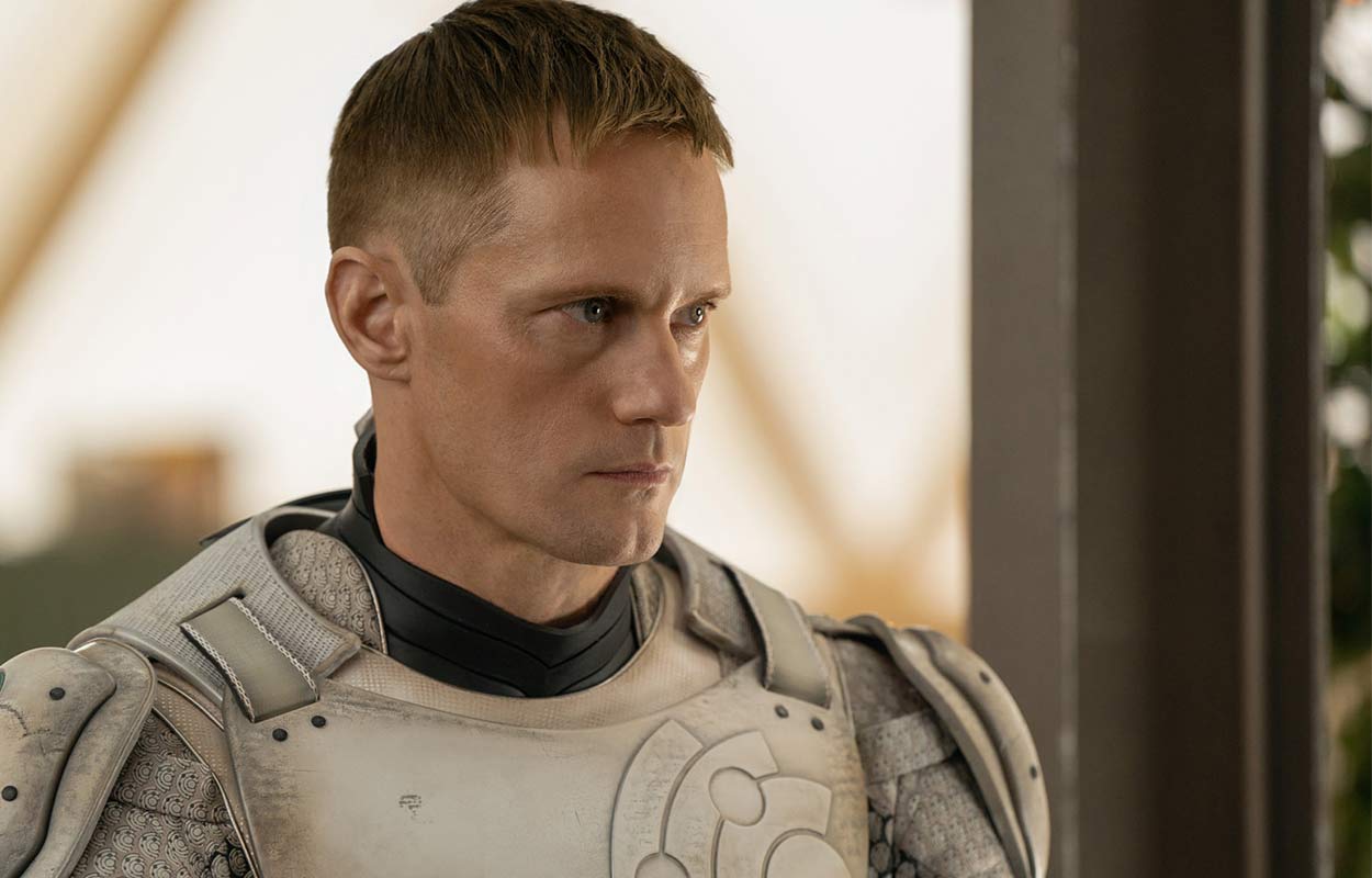 Alexander Skarsgård i ”Murderbot”