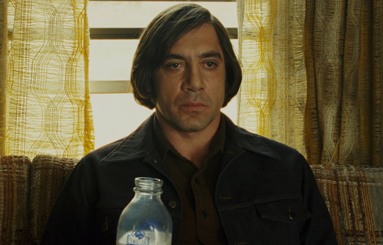 Javier Bardem i "No Country for Old Men".