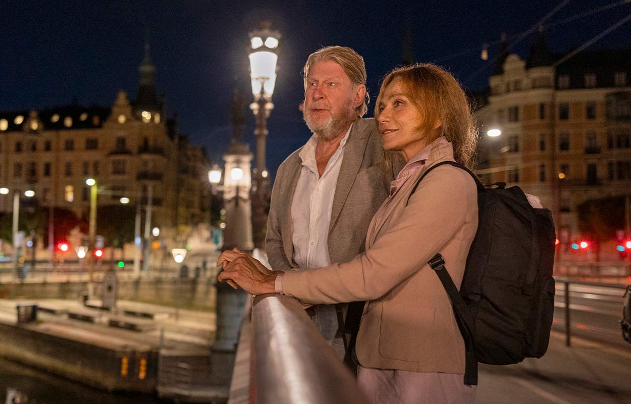 Rolf Lassg&aring;rd och Lena Olin i &rdquo;Andra akten&rdquo;.