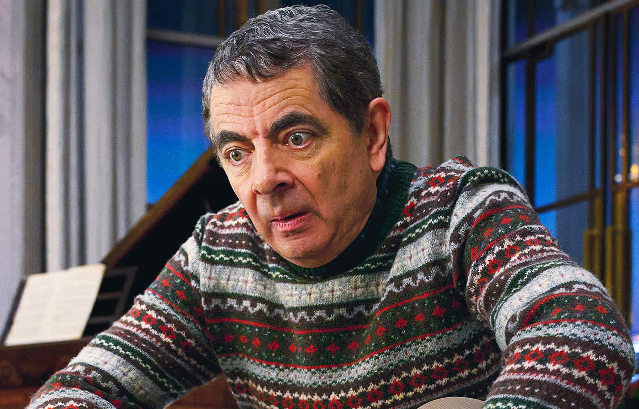 Rowan Atkinson i "Man vs. Baby"
