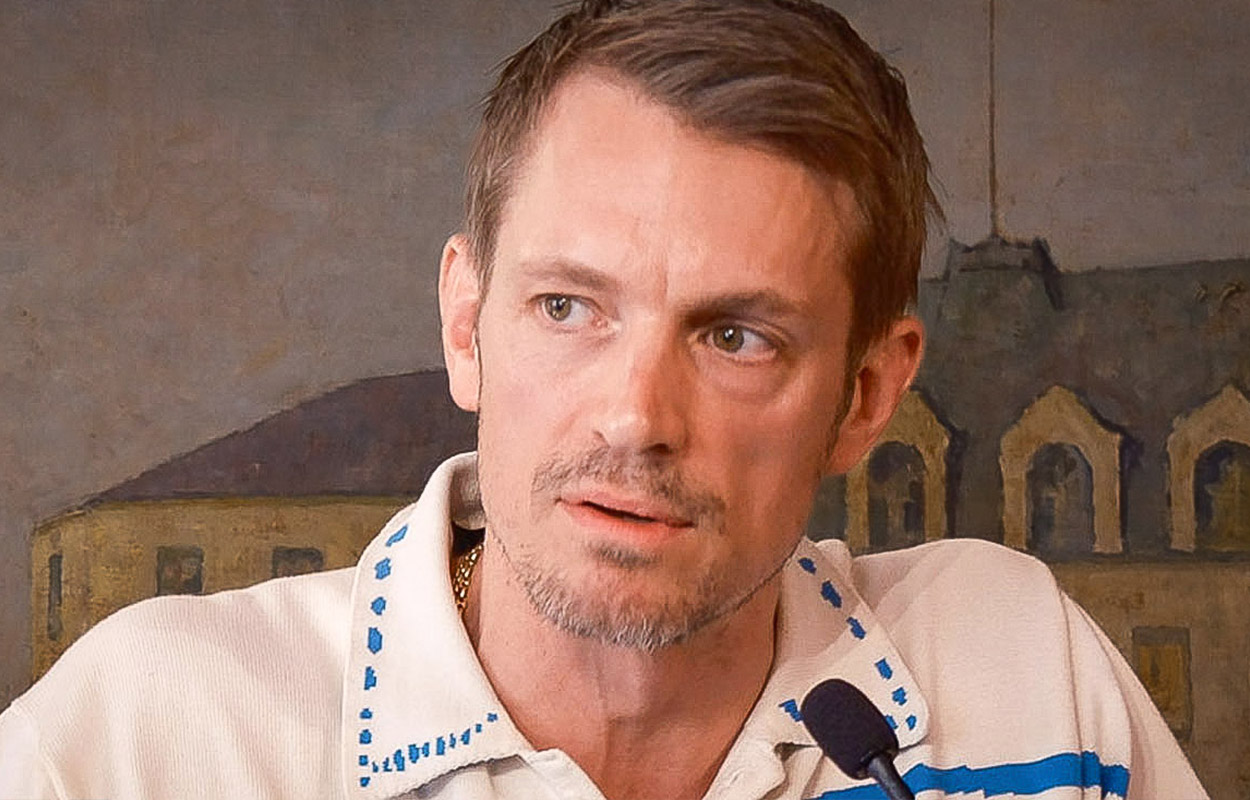 Joel Kinnaman p&aring; pressdag f&ouml;r &rdquo;Jo Nesb&oslash;s Harry Hole&rdquo;.