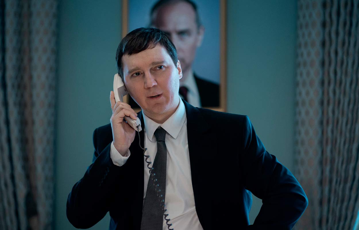 Paul Dano i &rdquo;Trollkarlen i Kreml&rdquo;.