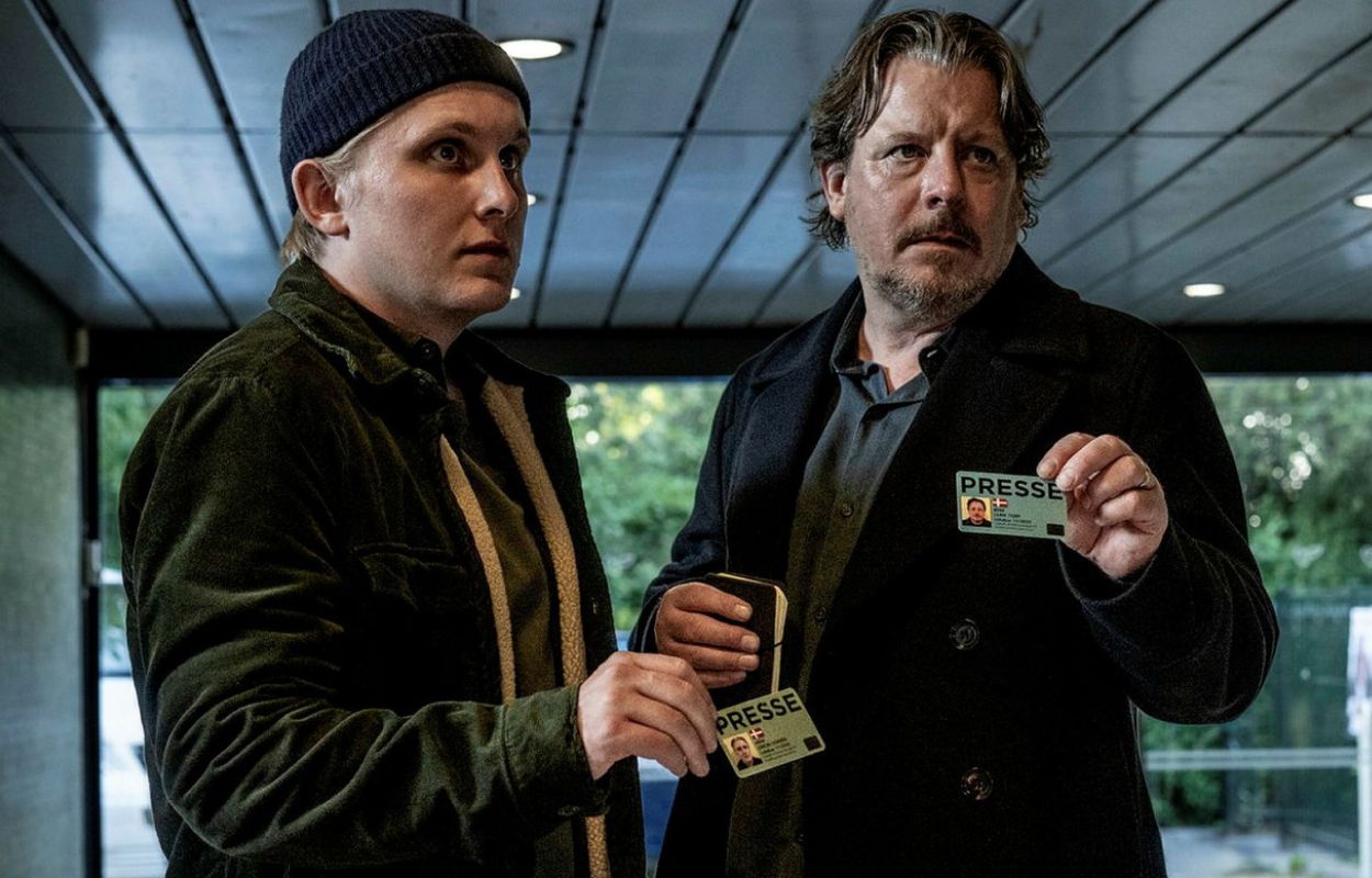 Patrick A. Hansen och Anders W. Berthelsen i &rdquo;I maktens skuggor&rdquo;.