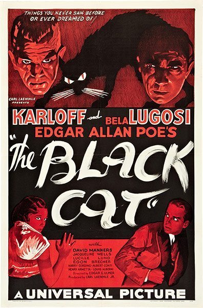 Top Selling Film Posters - The Black Cat, 1934