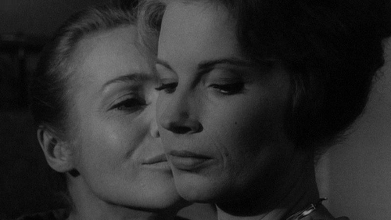 Ingrid Thulin och Gunnel Lindblom.