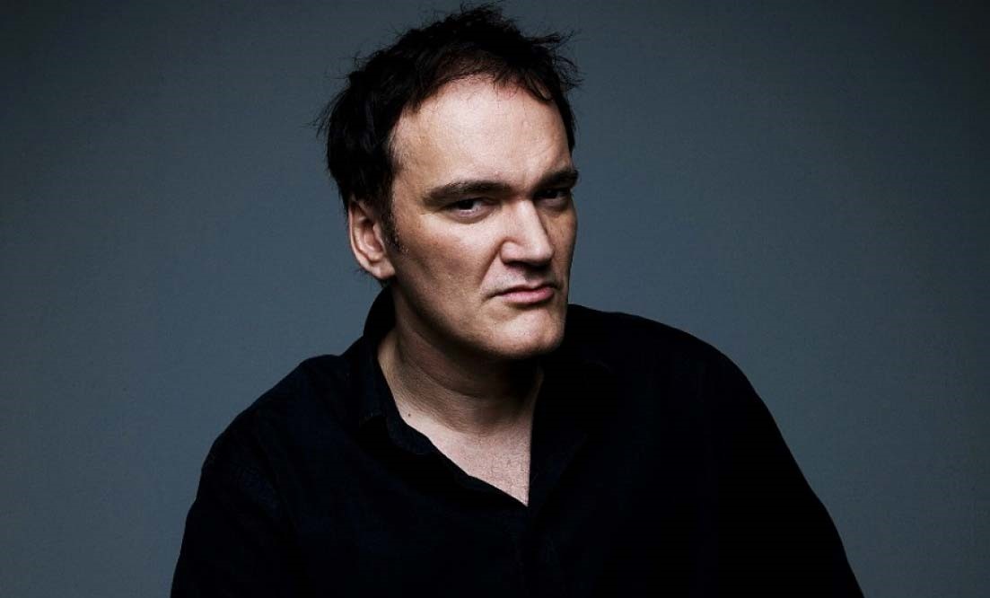 Porträtt av Quentin Tarantino