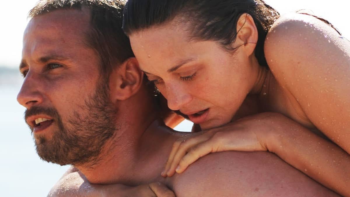Marion Cotillard och Matthias Schoenaerts i Rust and Bone.