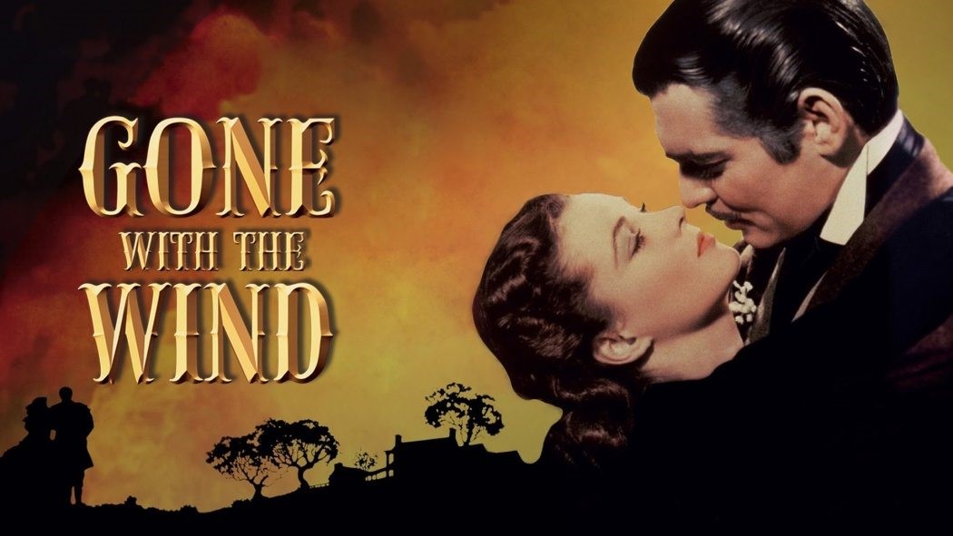 Poster till "Borta med vinden" en av filmerna som ledde till färgfilmens genombrott.