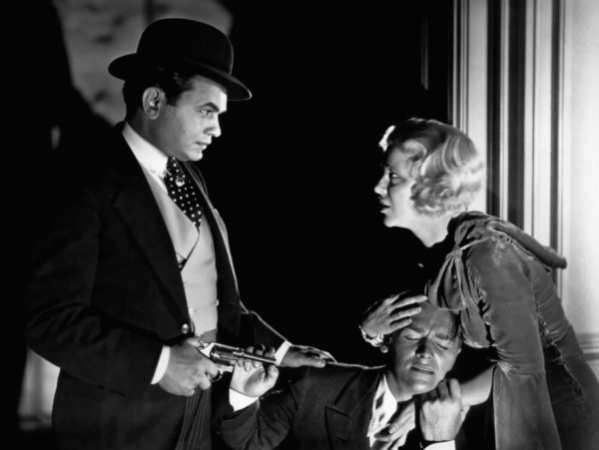 Edward G.Robinson i ett vredesutbrott som Caesar.