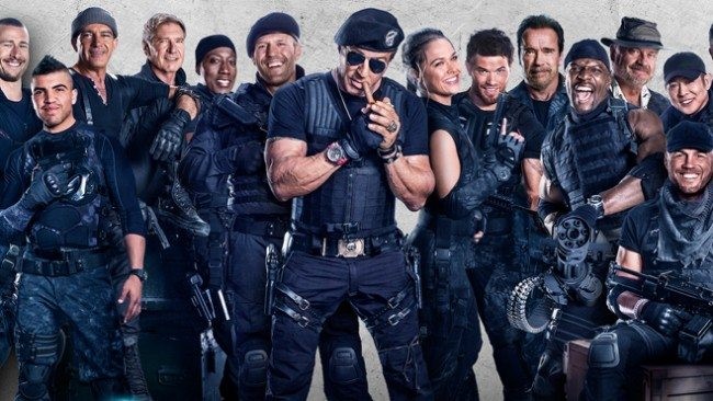 Gänget i The Expendables.