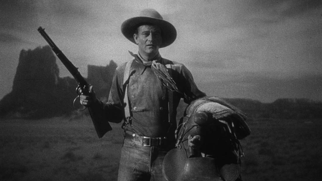 John Wayne på häst i "Diligensen"