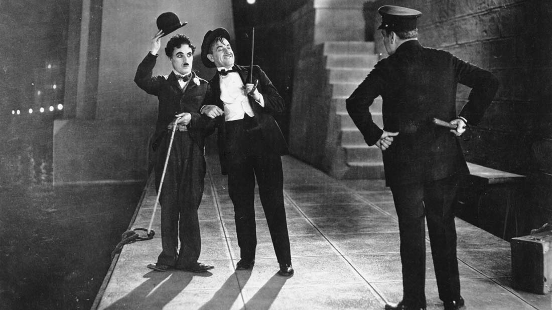 Charlie Chaplin i "Stadens ljus"