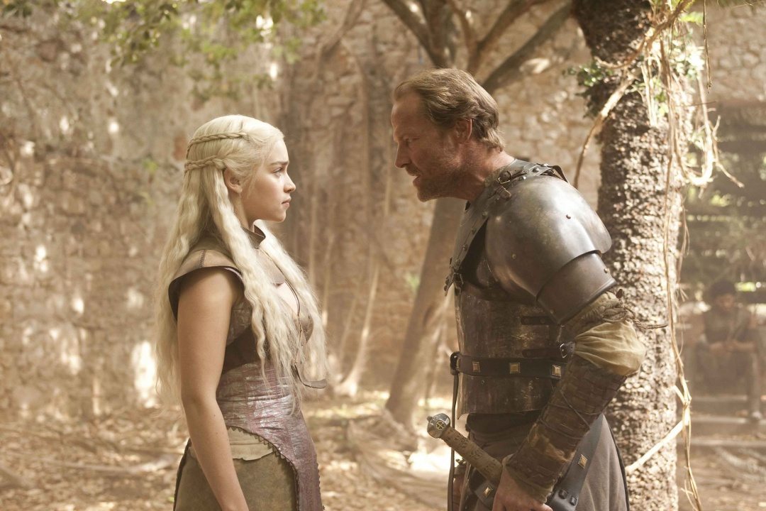 Jorah Mormont arg på Khaleesi