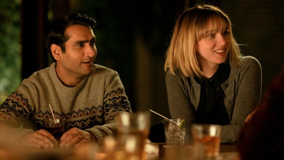 Kumail Nanjiani och Zoe Kazan i The Big Sick