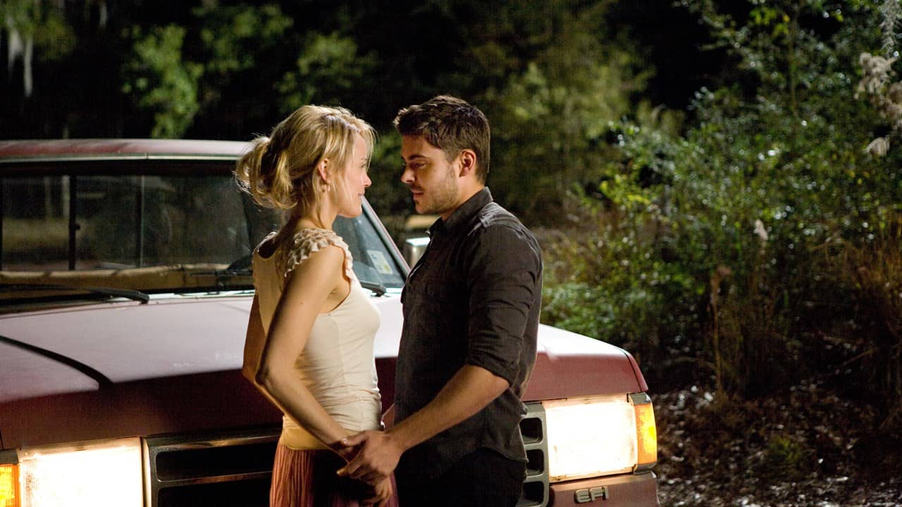 Taylor Schilling och Zac Efron i The Lucky One.