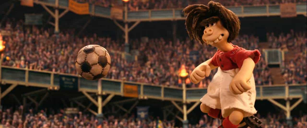 Grottmanen Dug spelar fotboll