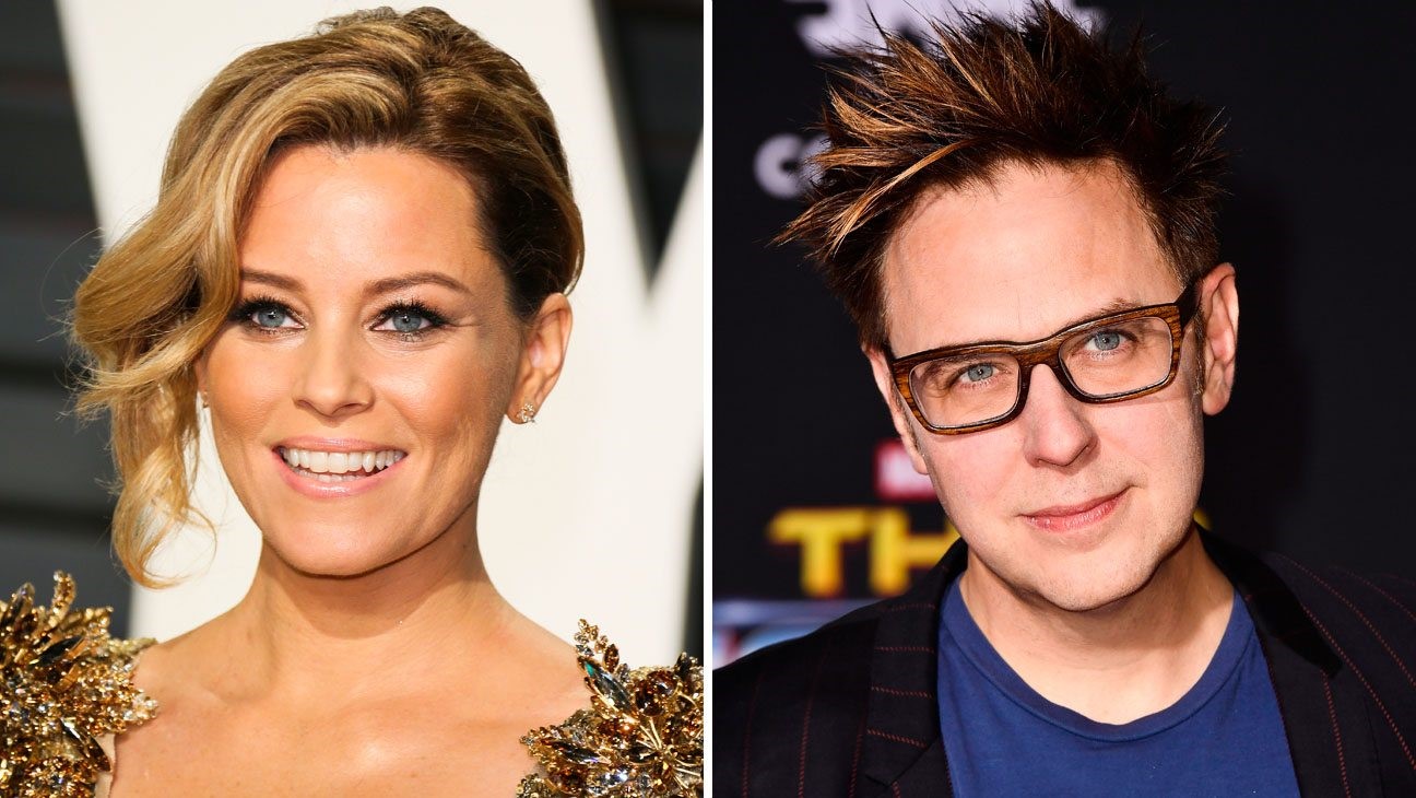 Elizabeth Banks och James Gunn