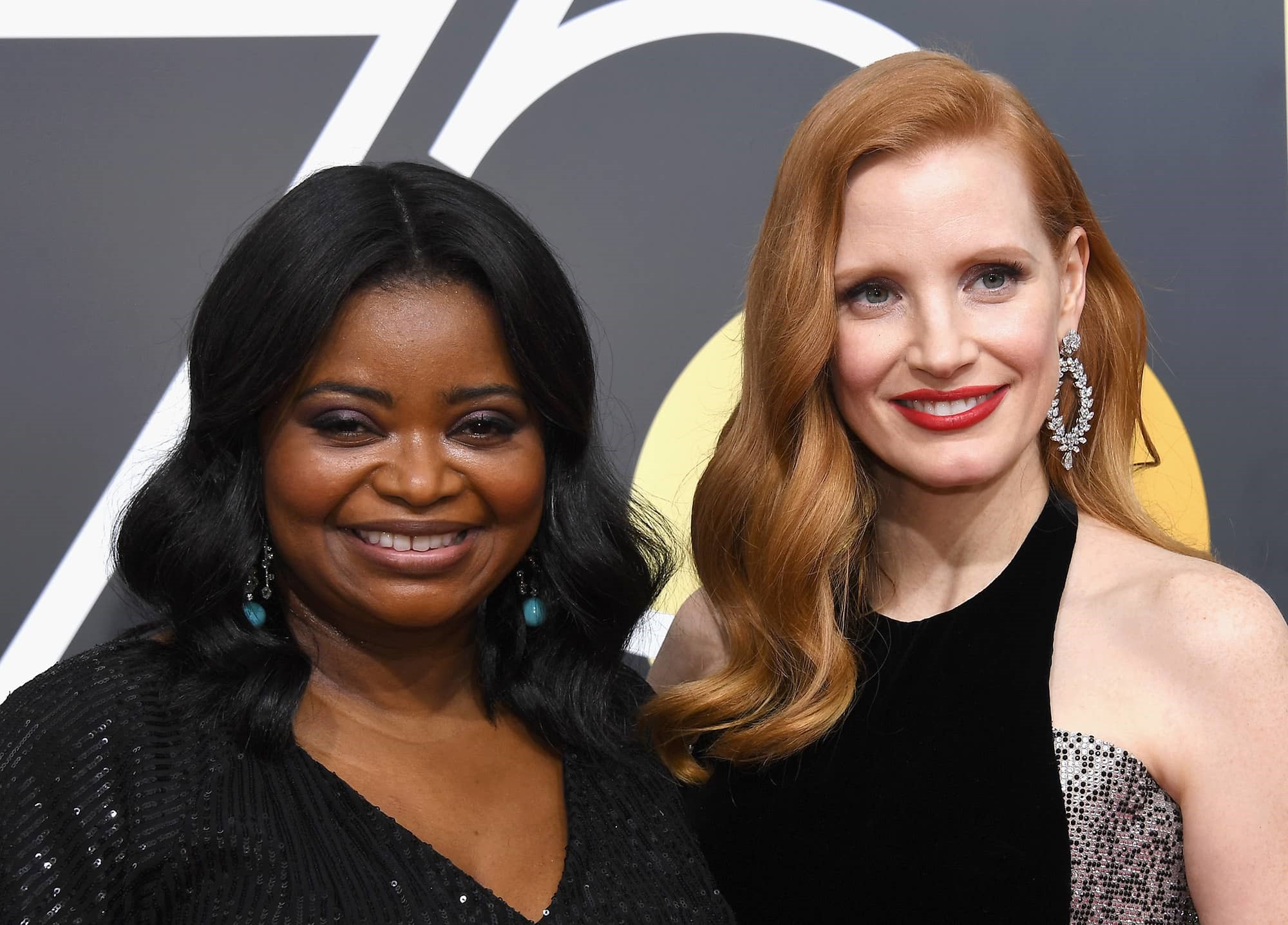 Octavia Spencer och Jessica Chastain.