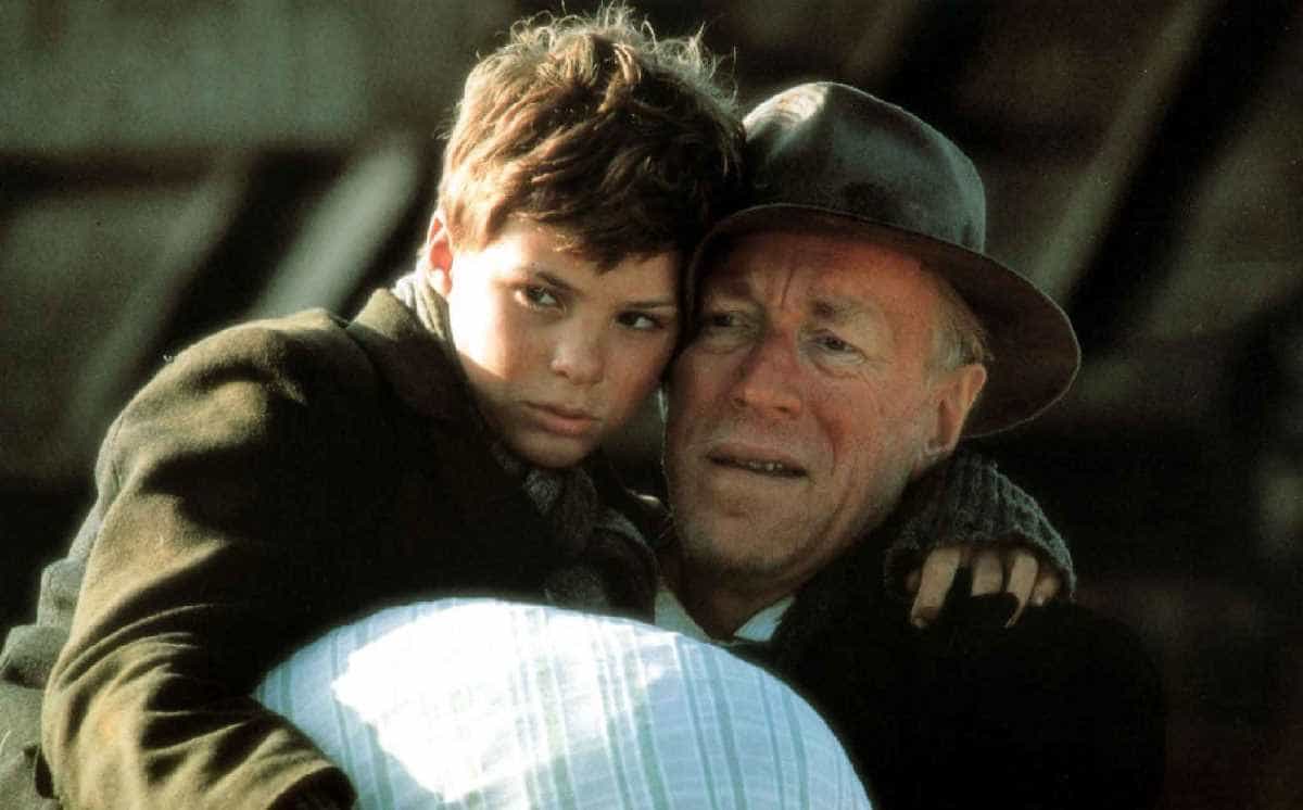 Pelle Hvenegaard och Max von Sydow i "Pelle erövraren".