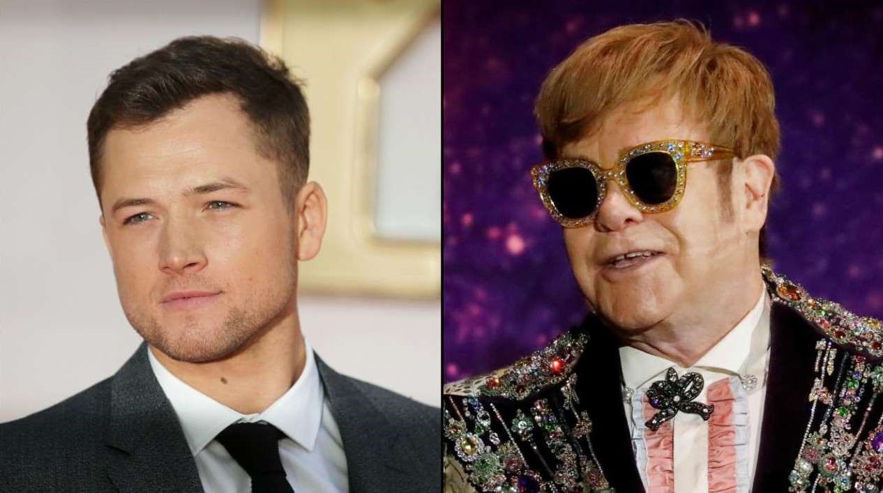 Taron Egerton och Elton John.