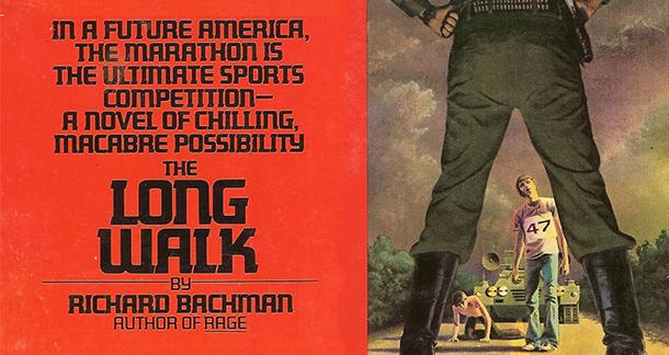 Omslag till The Long Walk, skriven av Stephen King under pseudonymen Richard Bachman
