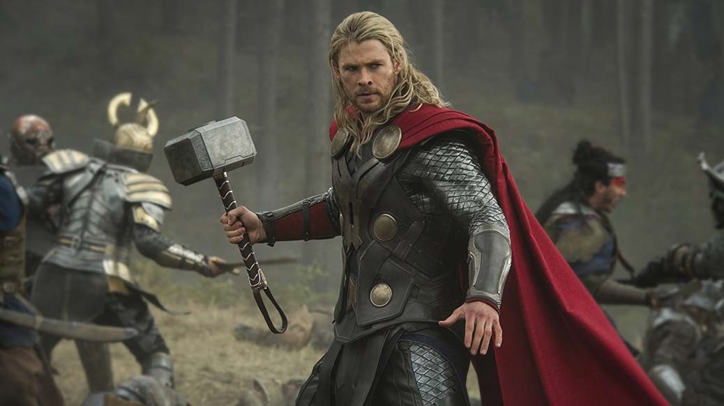 Chris Hemsworth som Thor. 