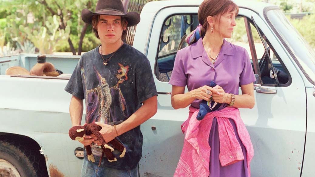 Felicity Huffman och Kevin Zegers i Transamerica.