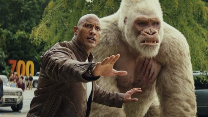 Dwayne Johnson i Brad Peytons "Rampage: Big Meets Bigger"