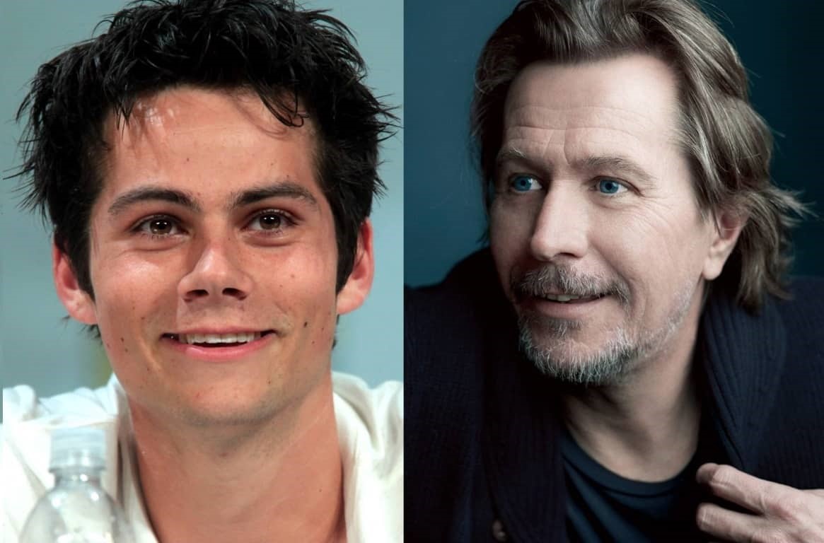 Dylan O'Brien och Gary Oldman.