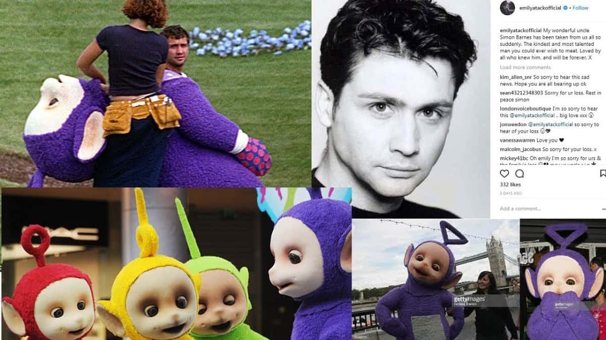 Simon Shelton Barnes som Tinky Winky.