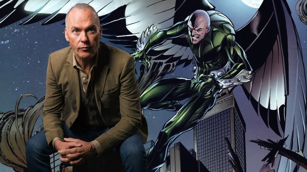 Michael Keaton och skurken Vulture.