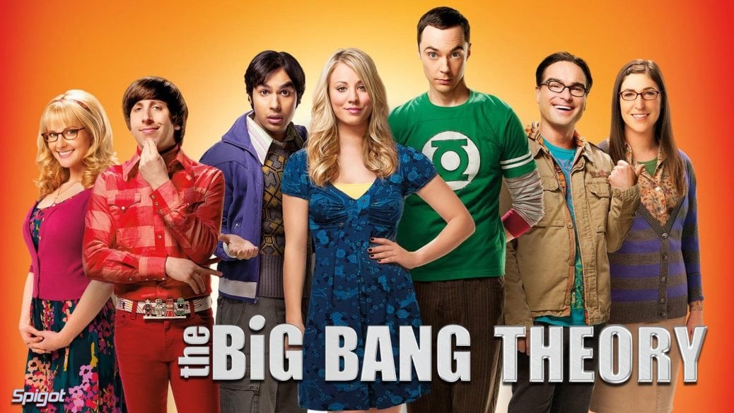 På bilden ser vi The Big Bang Theory gänget