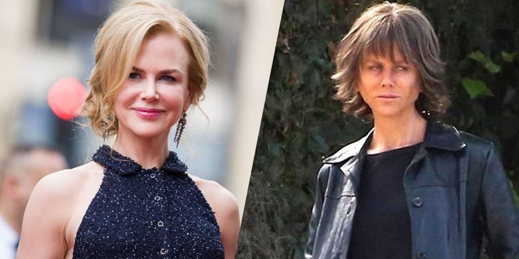 Nicole Kidman som ser ganska trött och sliten ut