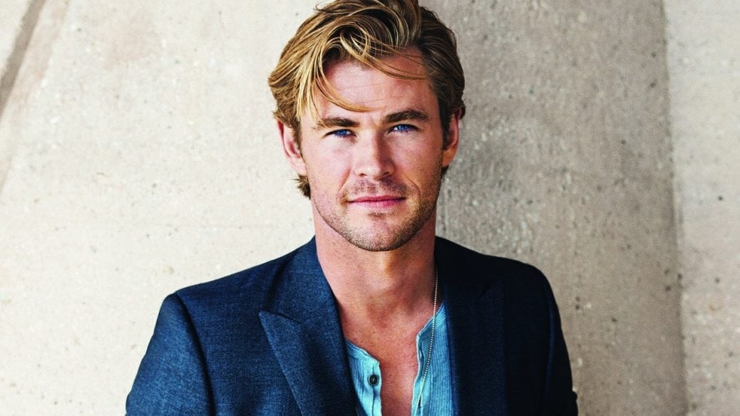 På bilden ser du Chris Hemsworth