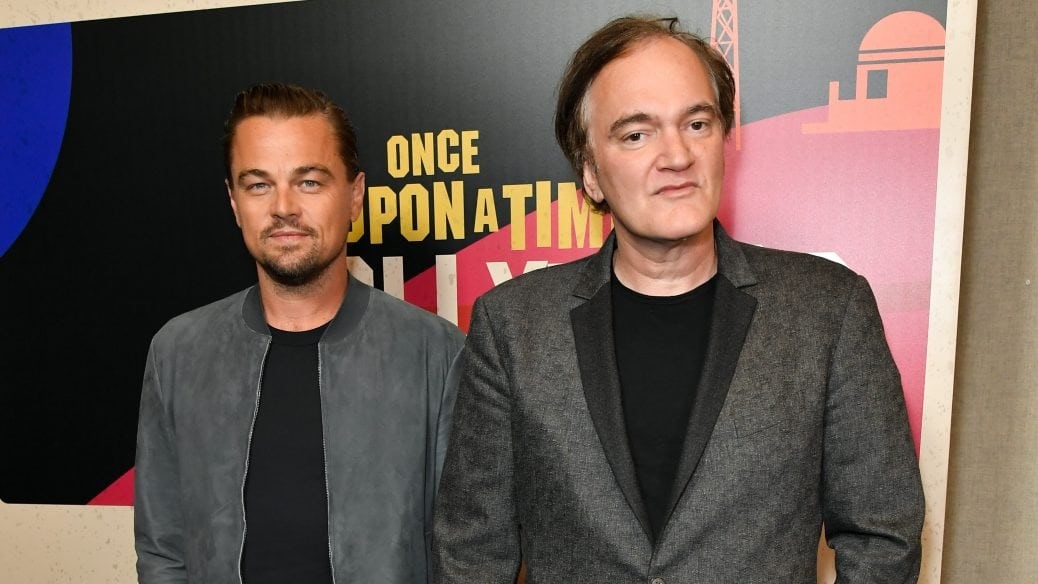 En bild på Tarantino och DiCaprio tillsammans