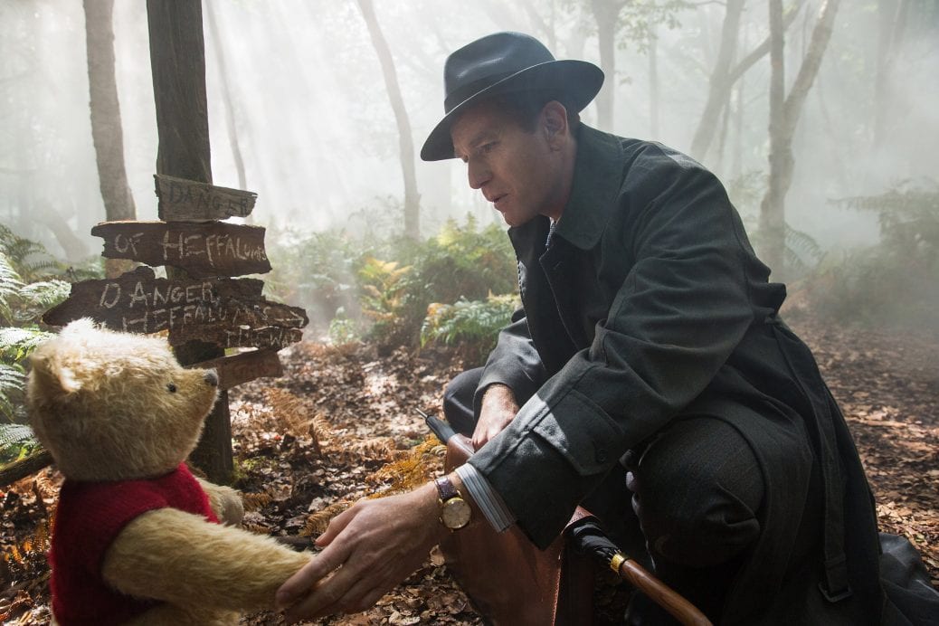 Ewan McGregor i Christoffer Robin & Nalle Puh.