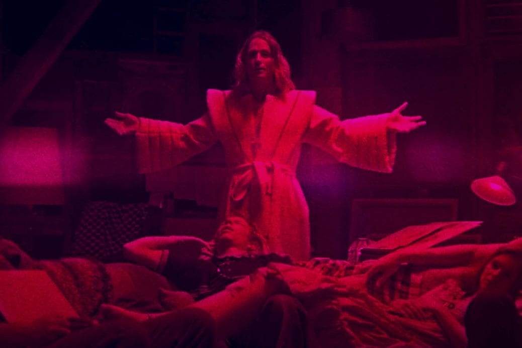 The cult leader Jeremiah in Mandy by filmmaker Panos Cosmatos.