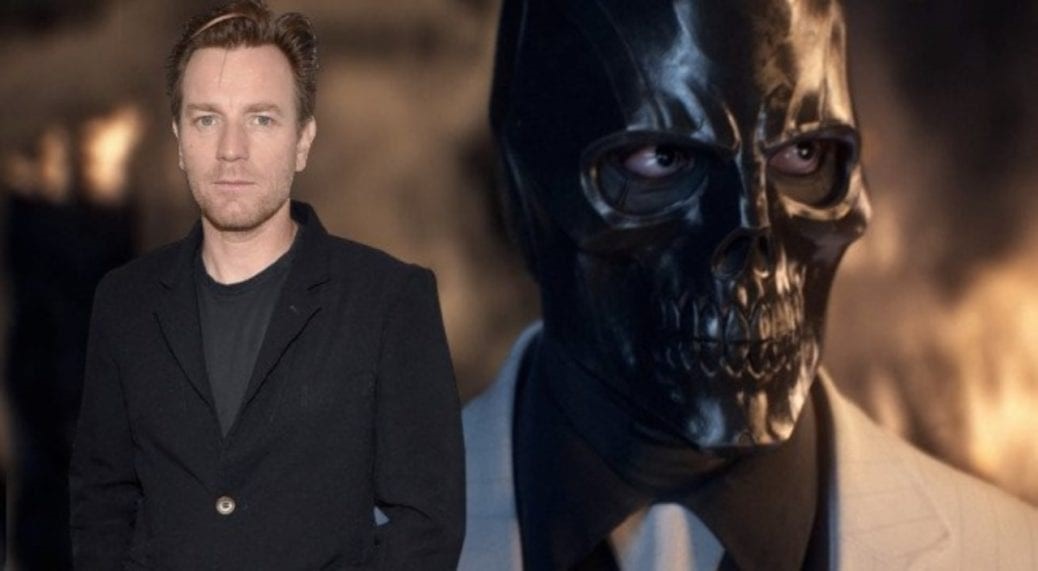 På bilden ser vi McGregor och hans nya karaktär Black Mask