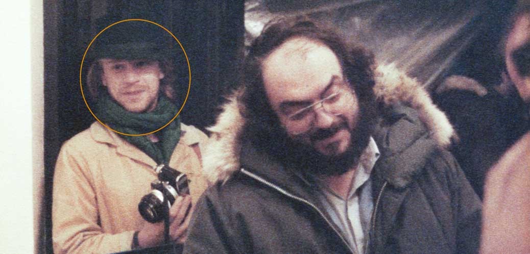 Leon Vitali och Stanley Kubrick.