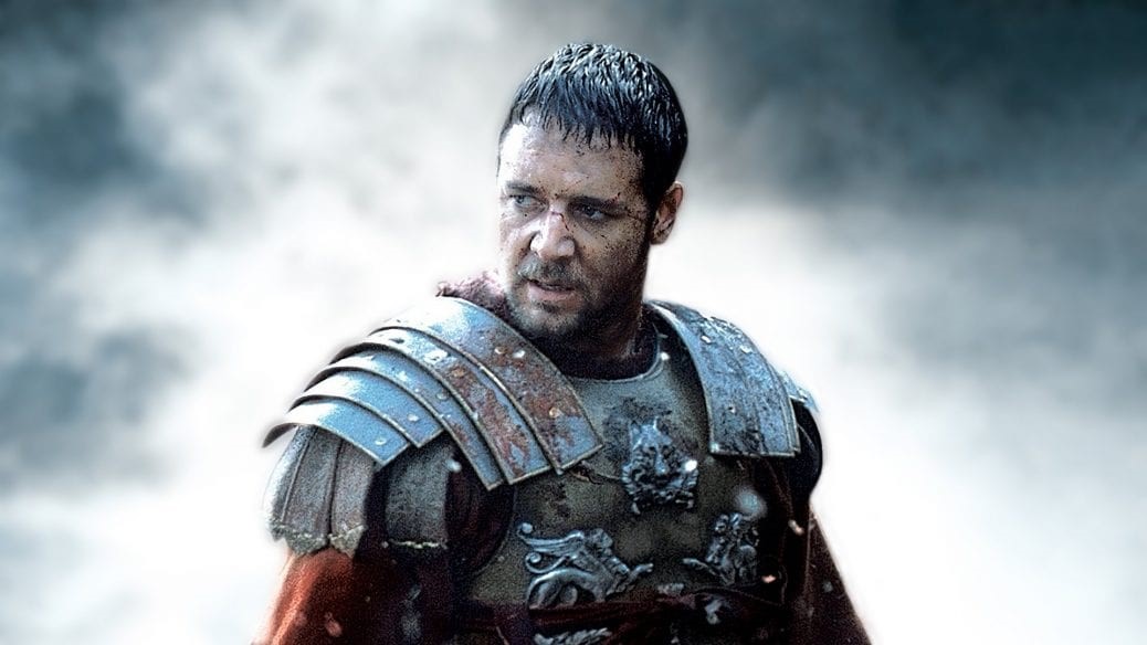 En bild på Russell Crowe som Maximus