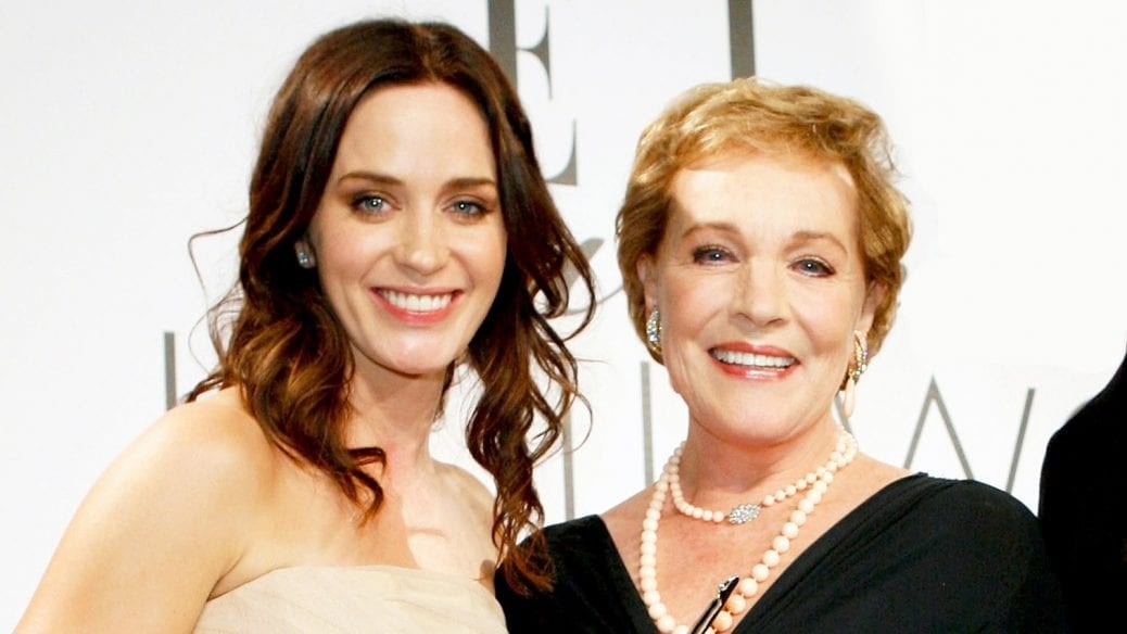 Julia Andrews och Emily Blunt tillsammans