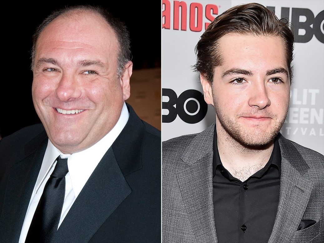 James Gandolfini och sonen Michael Gandolfini.