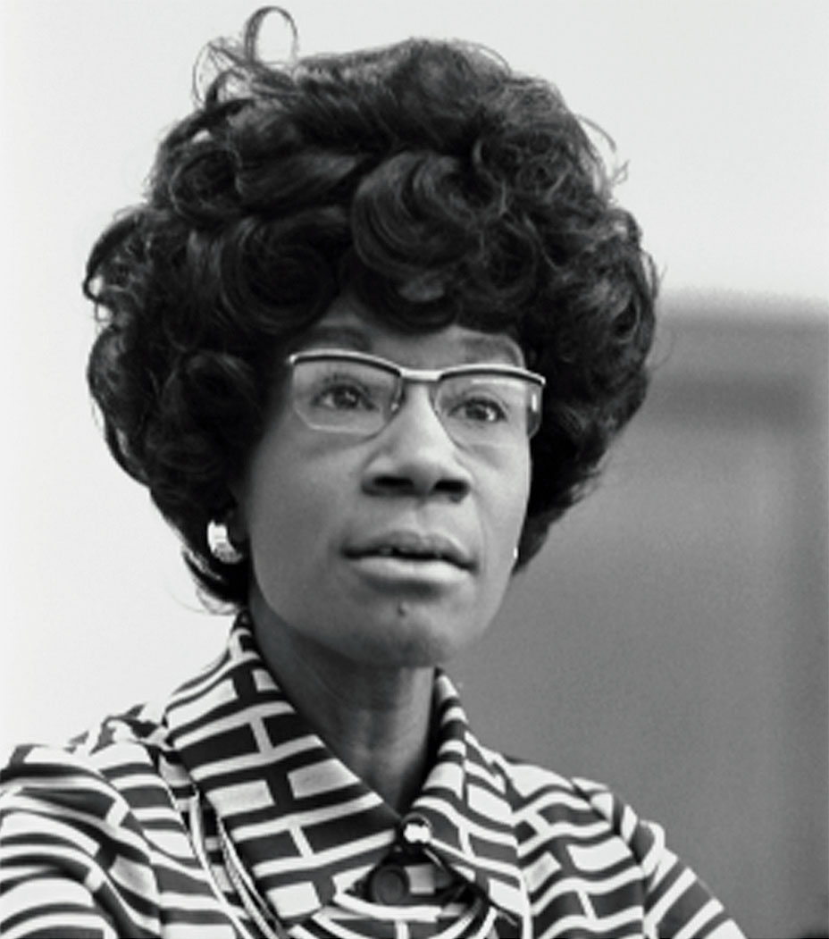 En bild på Shirley Chisholm