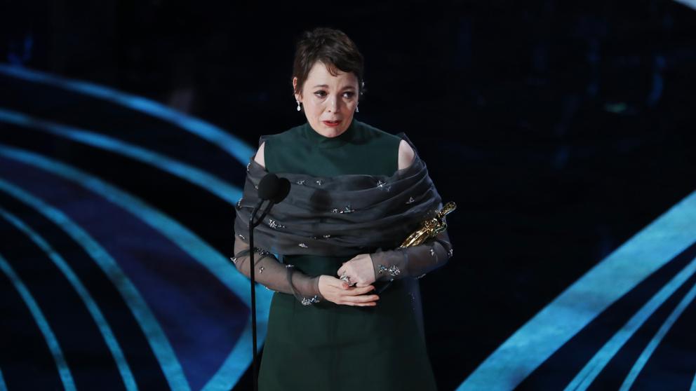 Olivia Colman vann en Oscar för bästa kvinnliga huvudroll.
