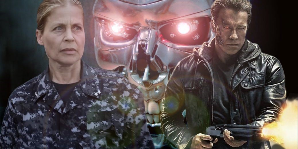 Bild på Sarah Hamilton och Arnold Schwarzenegger