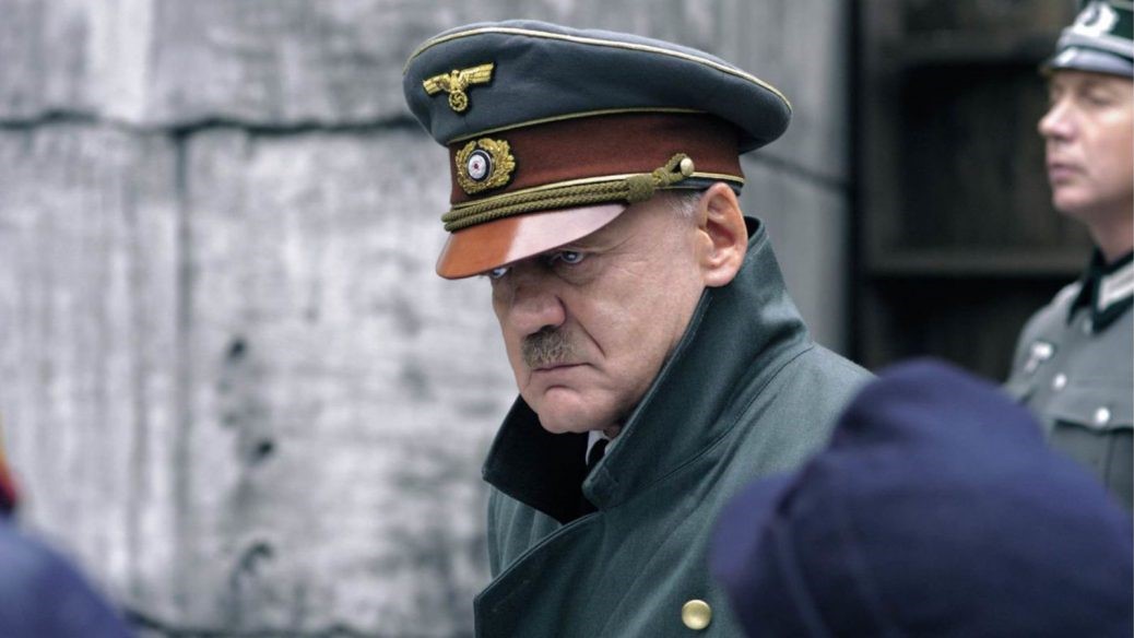 Bruno Ganz som Adolf Hitler i Undergången.