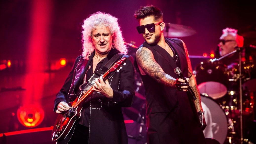 En bild på Adam Lambert i Queen